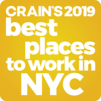 Crain's 2019 Best Places to Work in NYC