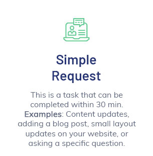 Lable for Simple Request